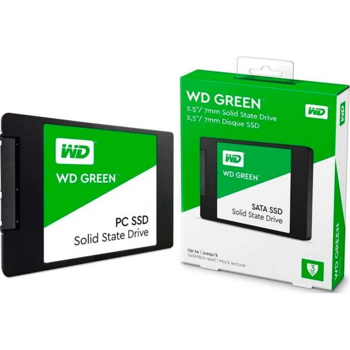 SSD WESTERN DIGITAL GREEN SATA 480GB