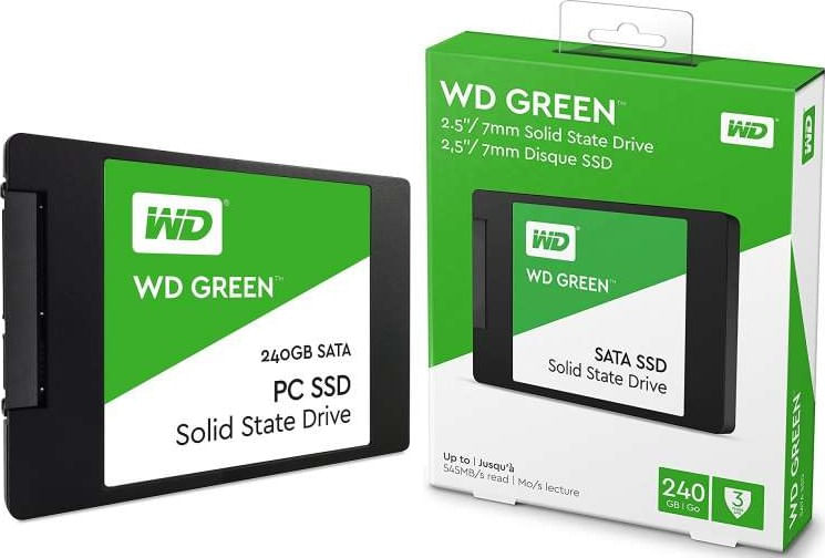 SSD WESTERN DIGITAL GREEN SATA 240GB