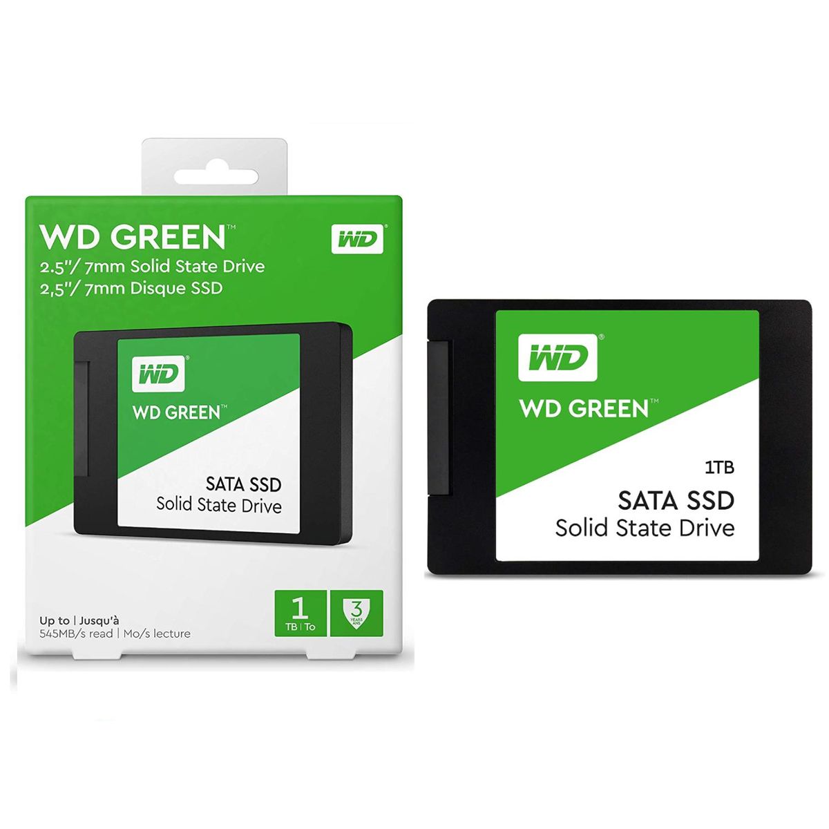 SSD WESTERN DIGITAL GREEN SATA 1TB