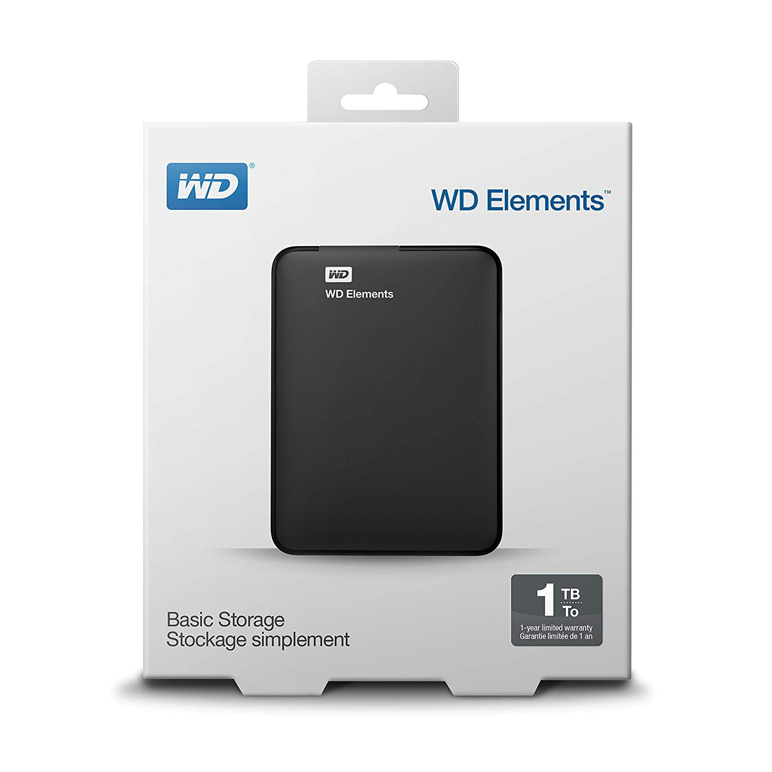 DISCO EXTERNO WESTERN DIGITAL ELEMENTS 1TB
