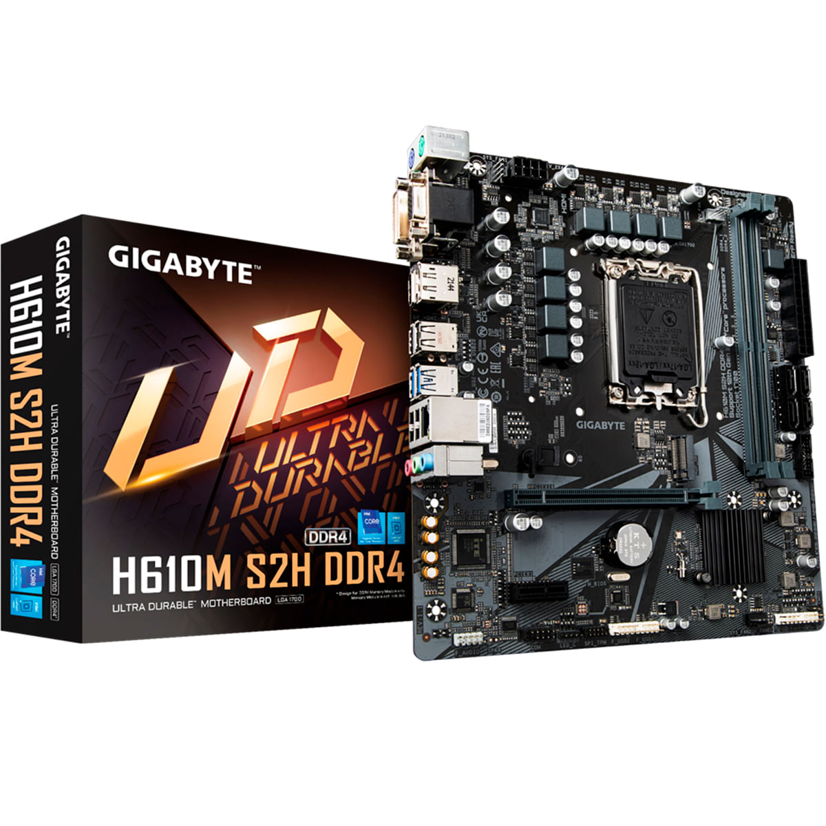 MOTHERBOARD GIGABYTE H610M-S2H DDR4 LGA1700