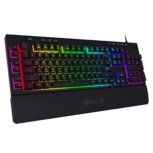 TECLADO REDRAGON SHIVA K512 RGB NEGRO
