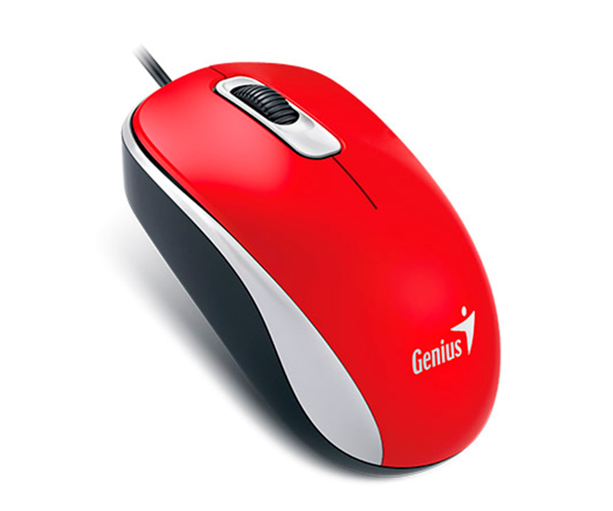 MOUSE GENIUS DX-110 USB ROJO