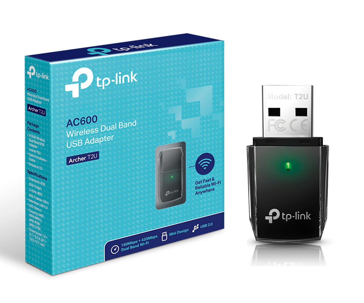 PLACA DE RED TP-LINK T2U USB AC600 WIFI
