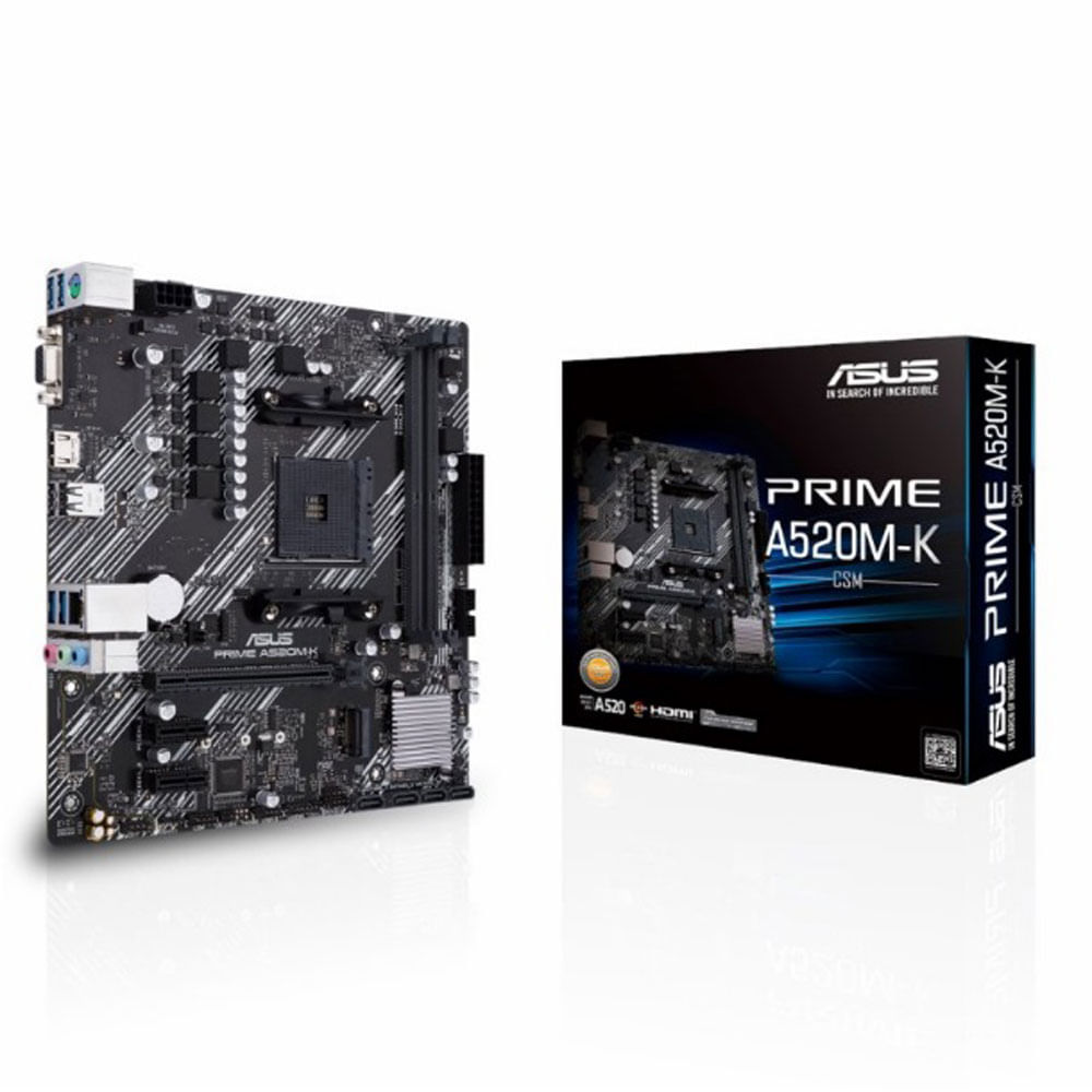 MOTHERBOARD ASUS PRIME A520M-K DDR4 AM4