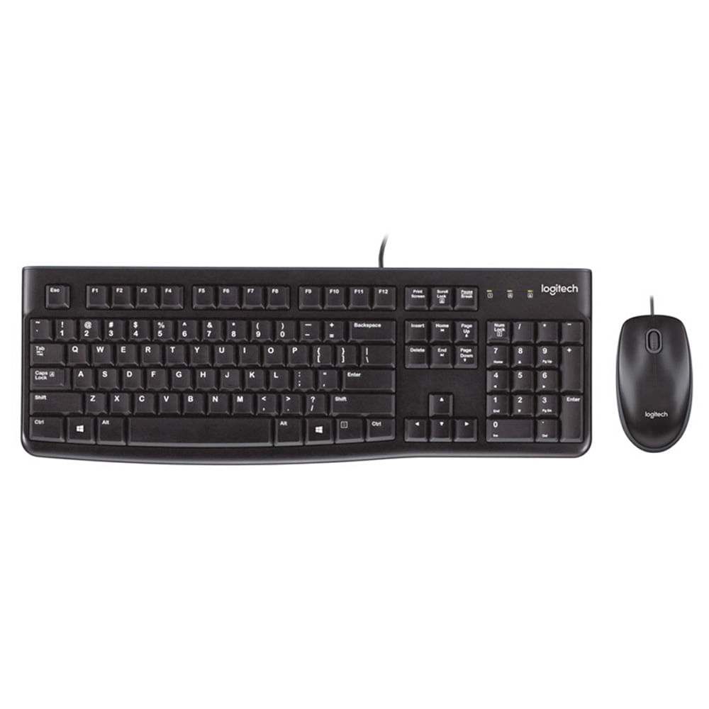 KIT LOGITECH MK120 TECLADO Y MOUSE USB