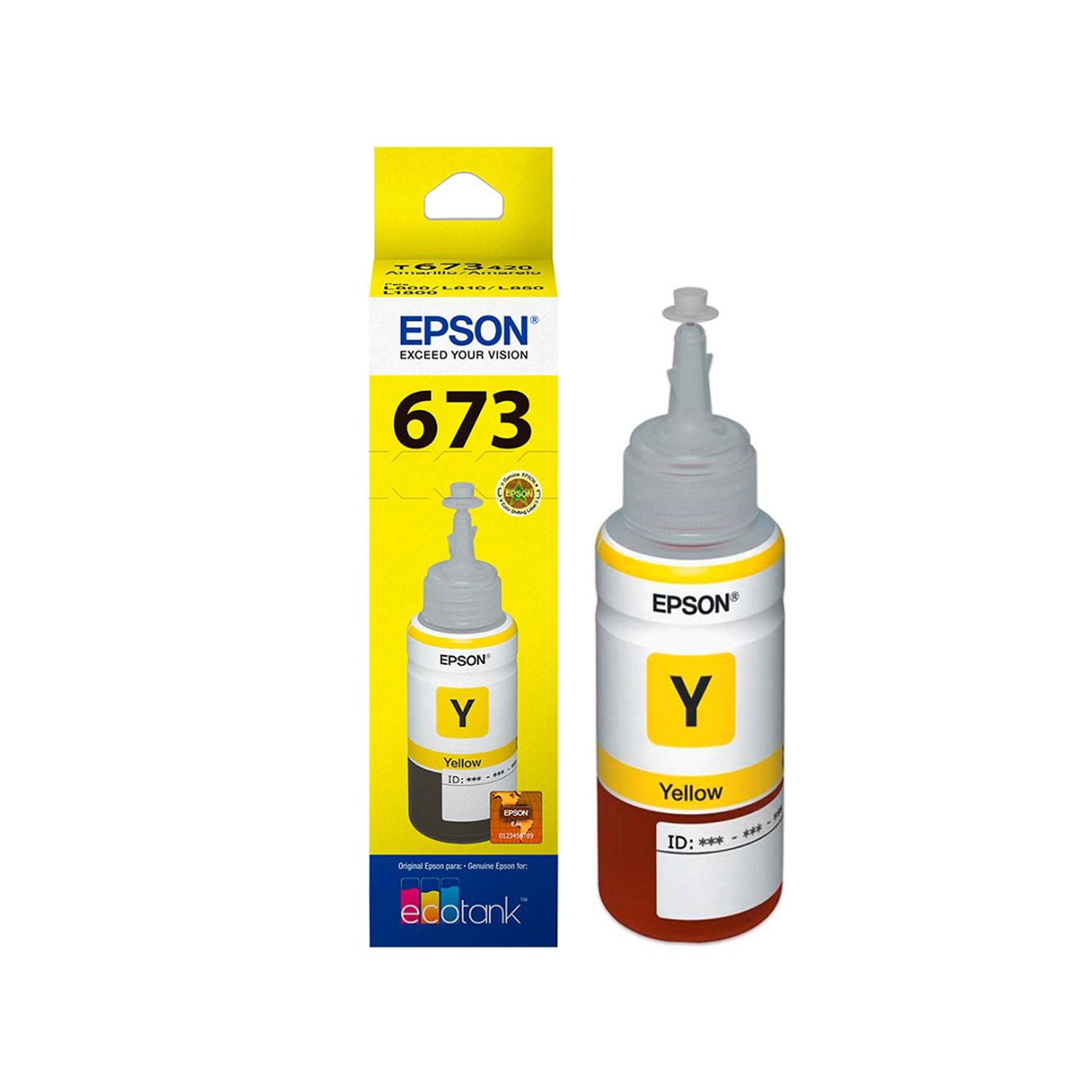 TINTA EPSON 673 AMARILLO