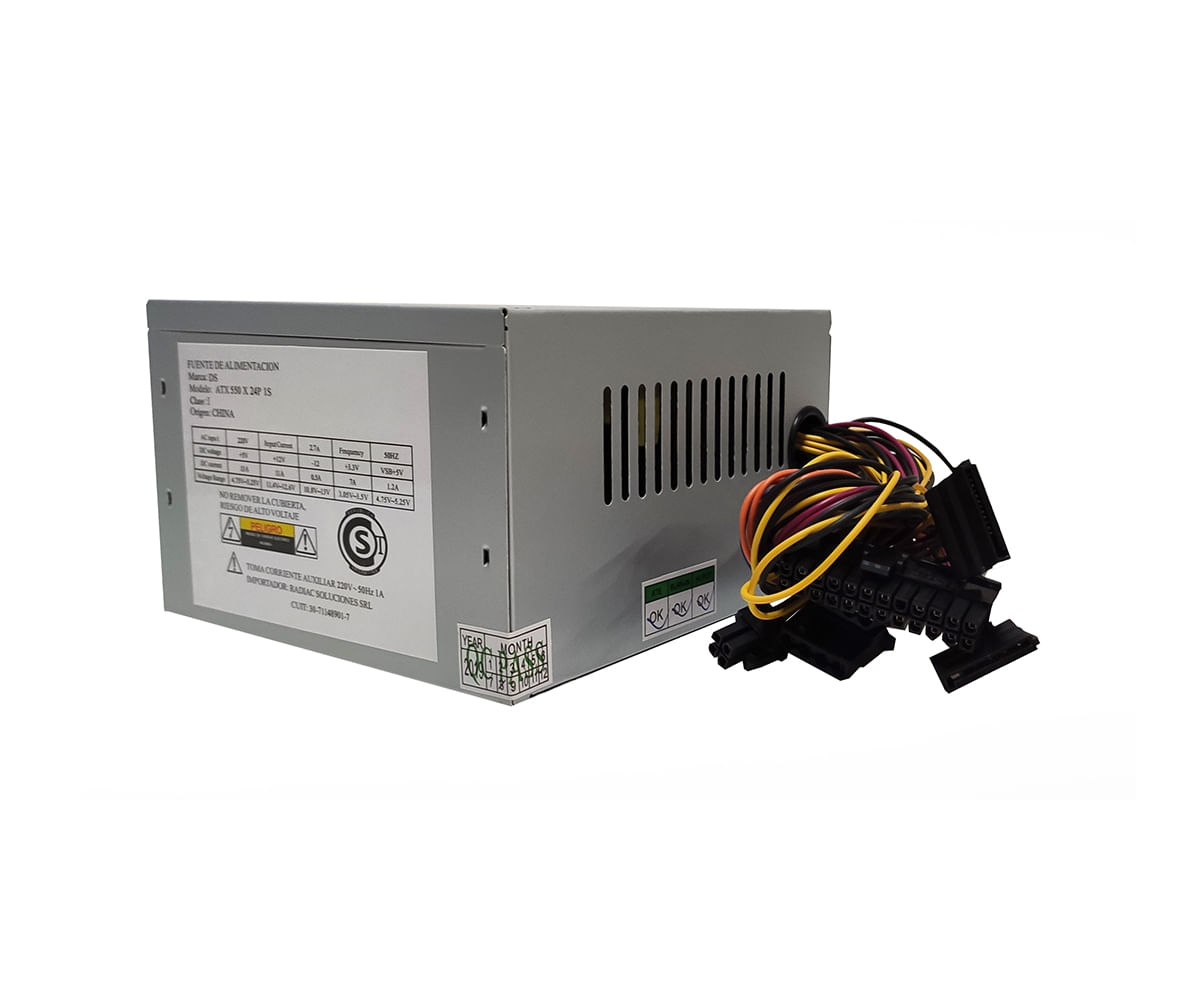 FUENTE DS 550W ATX 24 PINES
