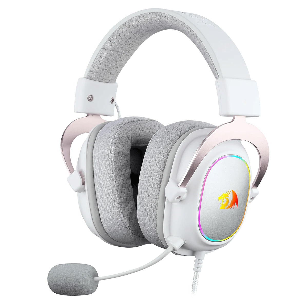 AURICULAR REDRAGON ZEUS X RGB BLANCO