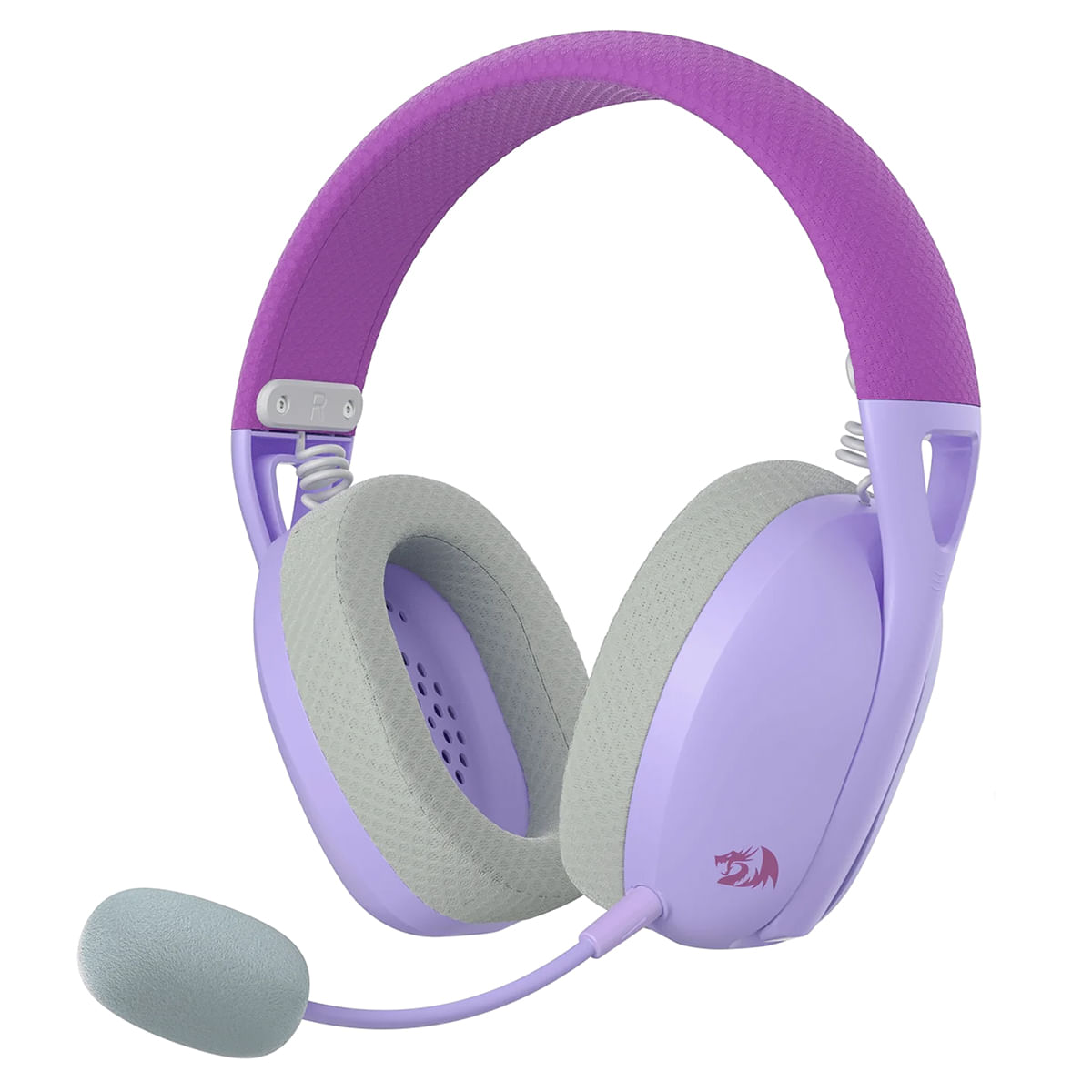 AURICULAR REDRAGON IRE PRO INALÁMBRICO BLANCO Y VIOLETA