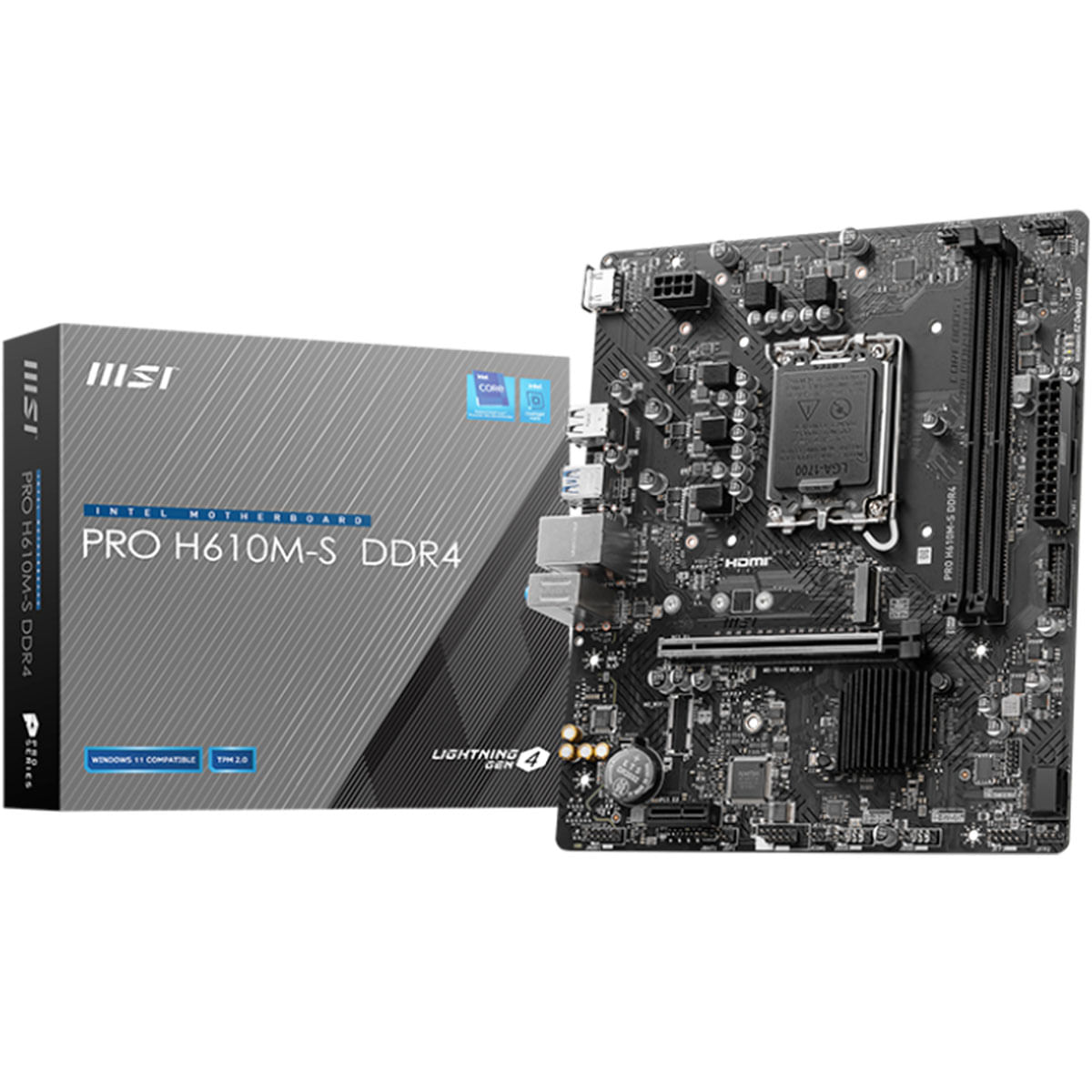 MOTHERBOARD MSI H610M-S PRO DDR4 LGA1700