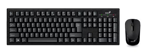 KIT GENIUS KM-8101 TECLADO Y MOUSE USB BLACK