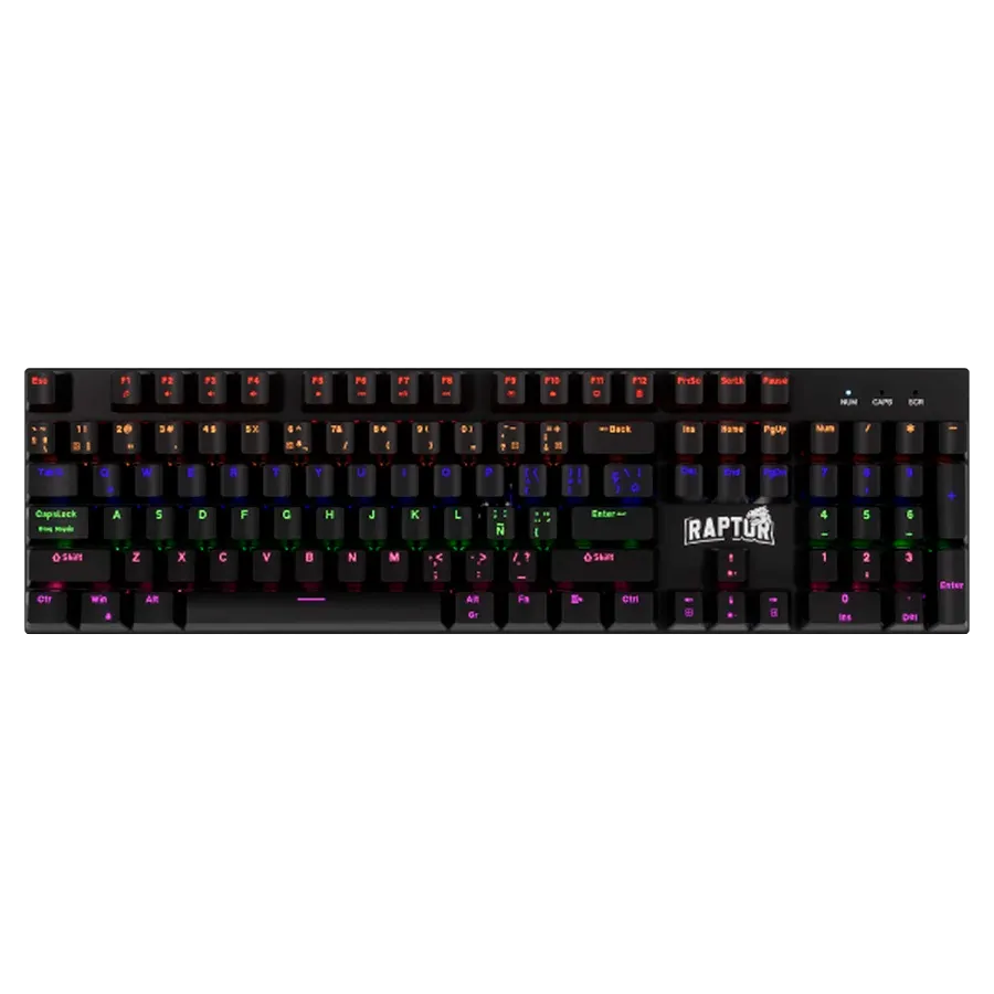 TECLADO RAPTOR FIRECLAW M104 MECÁNICO NEGRO