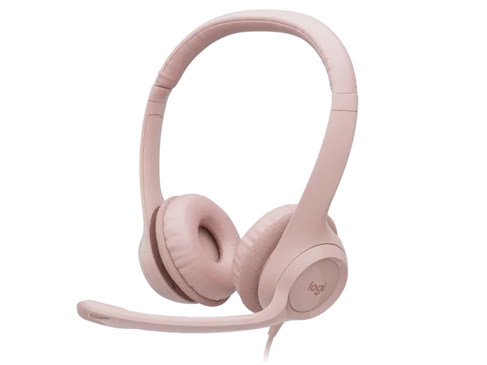 AURICULAR LOGITECH H390 USB ROSA