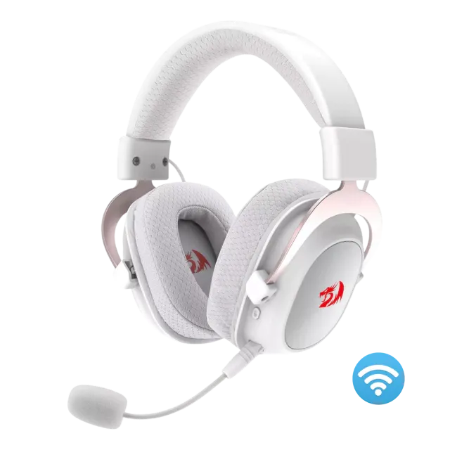 AURICULAR REDRAGON ZEUS PRO H510 WIRELESS BLANCO