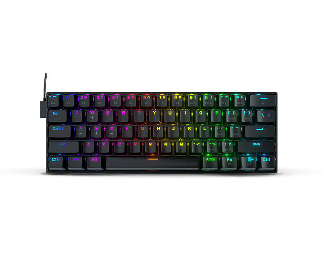 TECLADO REDRAGON DRAGONBORN K630 MECÁNICO RGB NEGRO