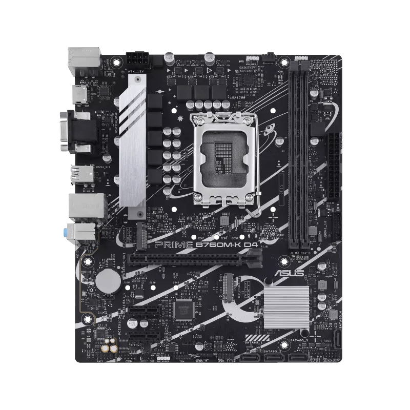 MOTHERBOARD ASUS PRIME B760M-K DDR4 LGA1700