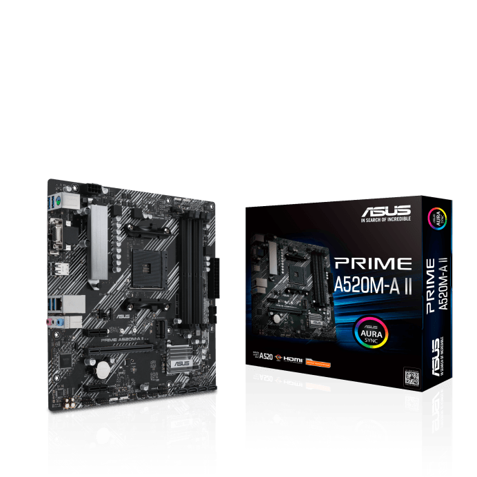 MOTHERBOARD ASUS PRIME A520M-A DDR4 AM4