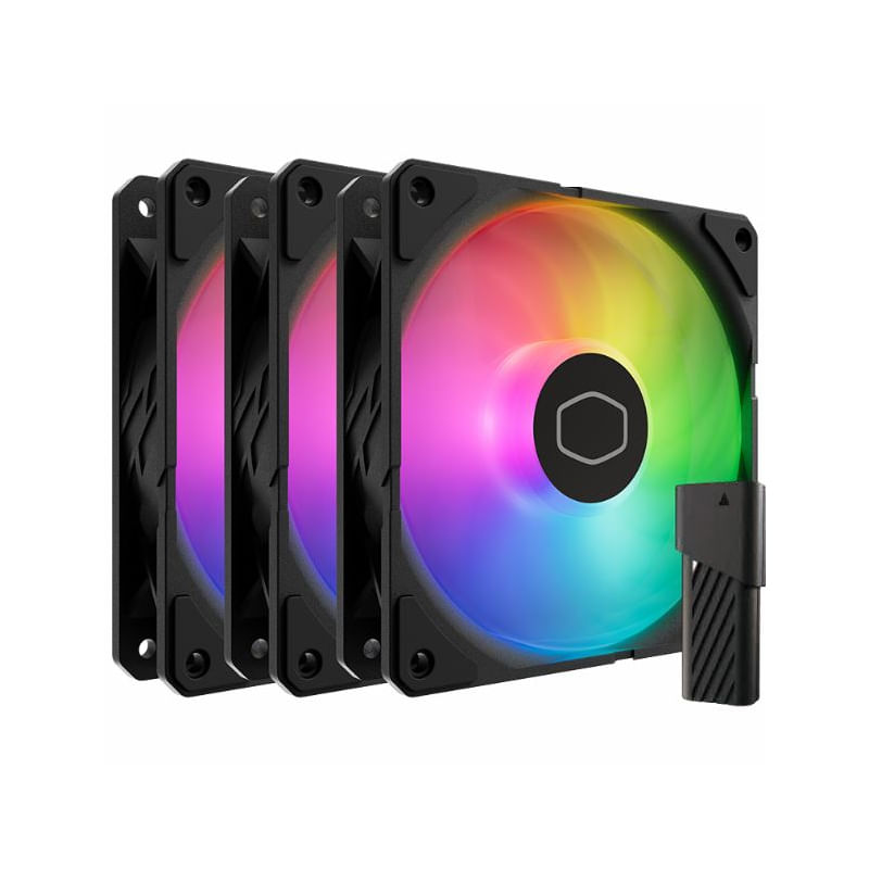 COOLER GABINETE COOLER MASTER SICKLEFLOW EDGE 120 KIT ARGB