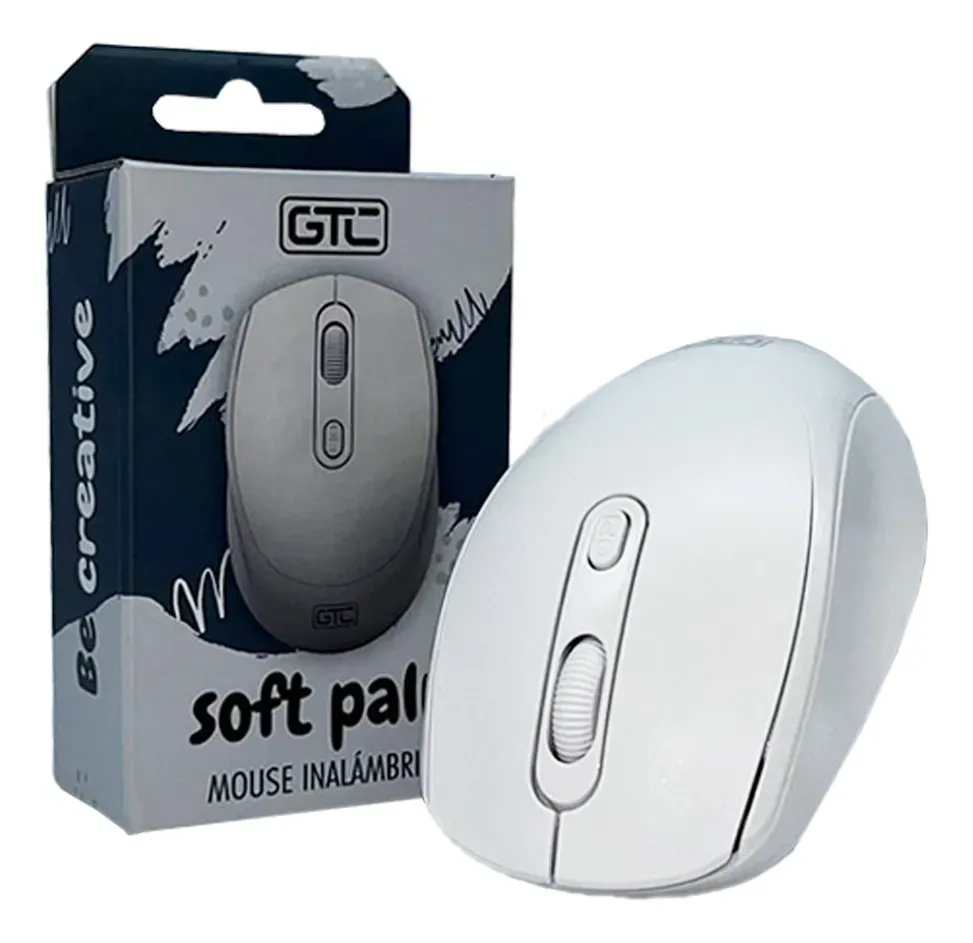 MOUSE GTC MIG-123 INALÁMBRICO BLANCO