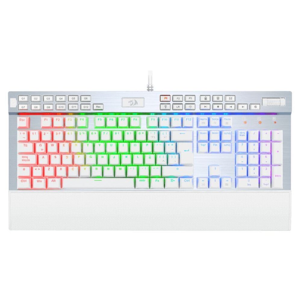 TECLADO REDRAGON YAMA K550-W MECÁNICO BLANCO