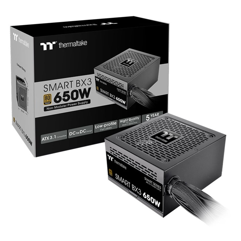 FUENTE THERMALTAKE SMART BX3 80+ BRONZE 650W