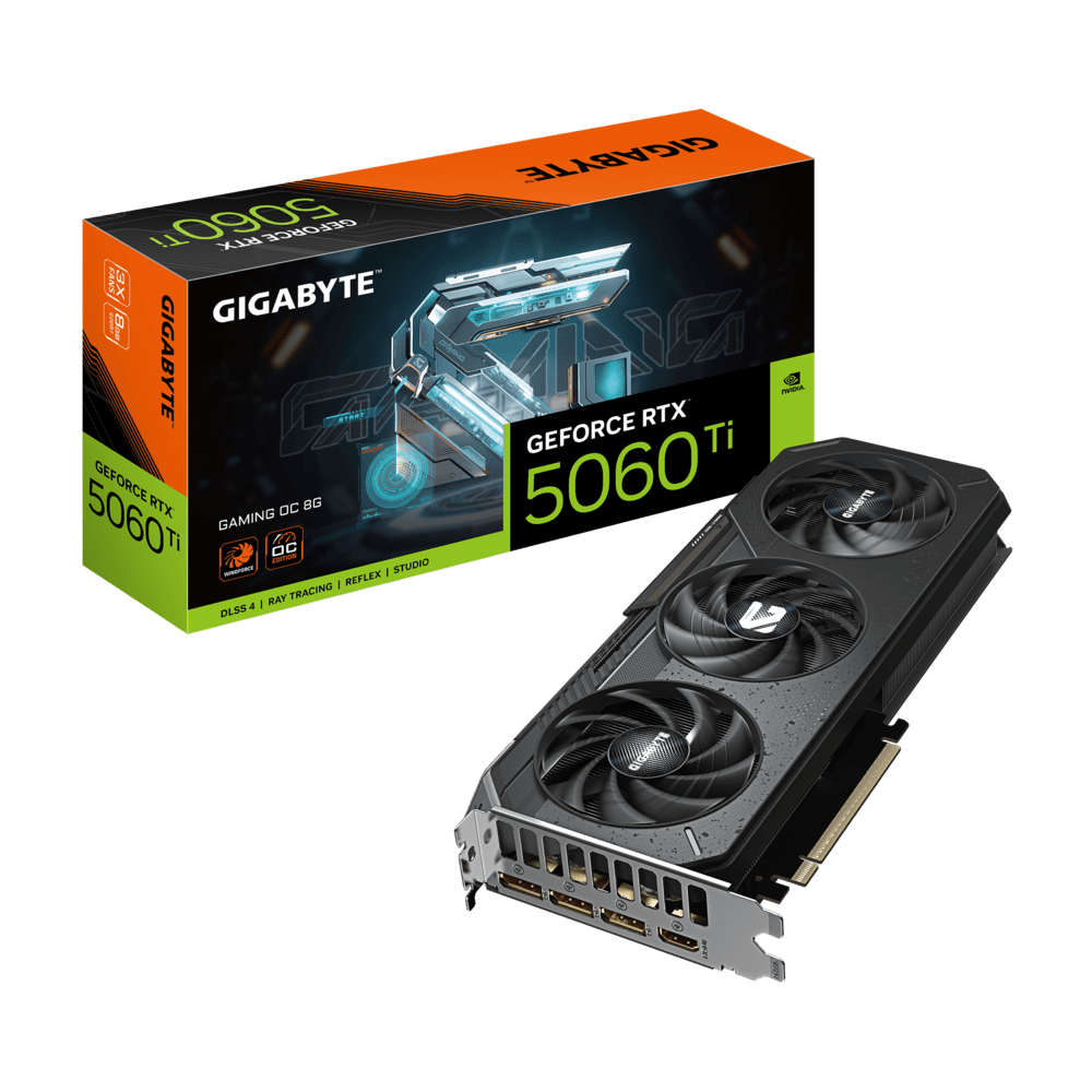 PLACA DE VIDEO GIGABYTE GEFORCE RTX 5060 TI OC 8GB