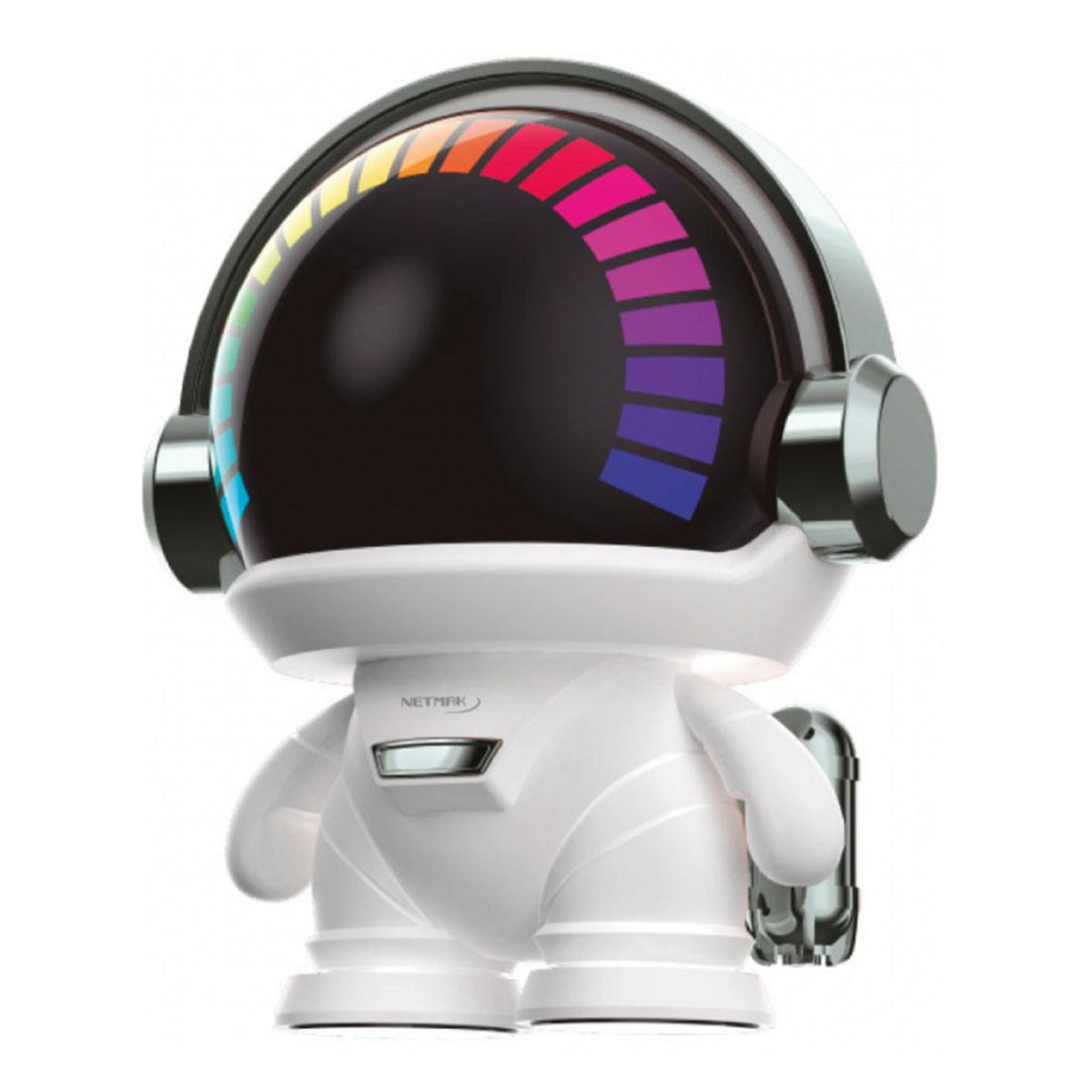 PARLANTE NETMAK NM-ALPHA ROBOT LUCES AUDIORÍTMICAS BLUETOOTH