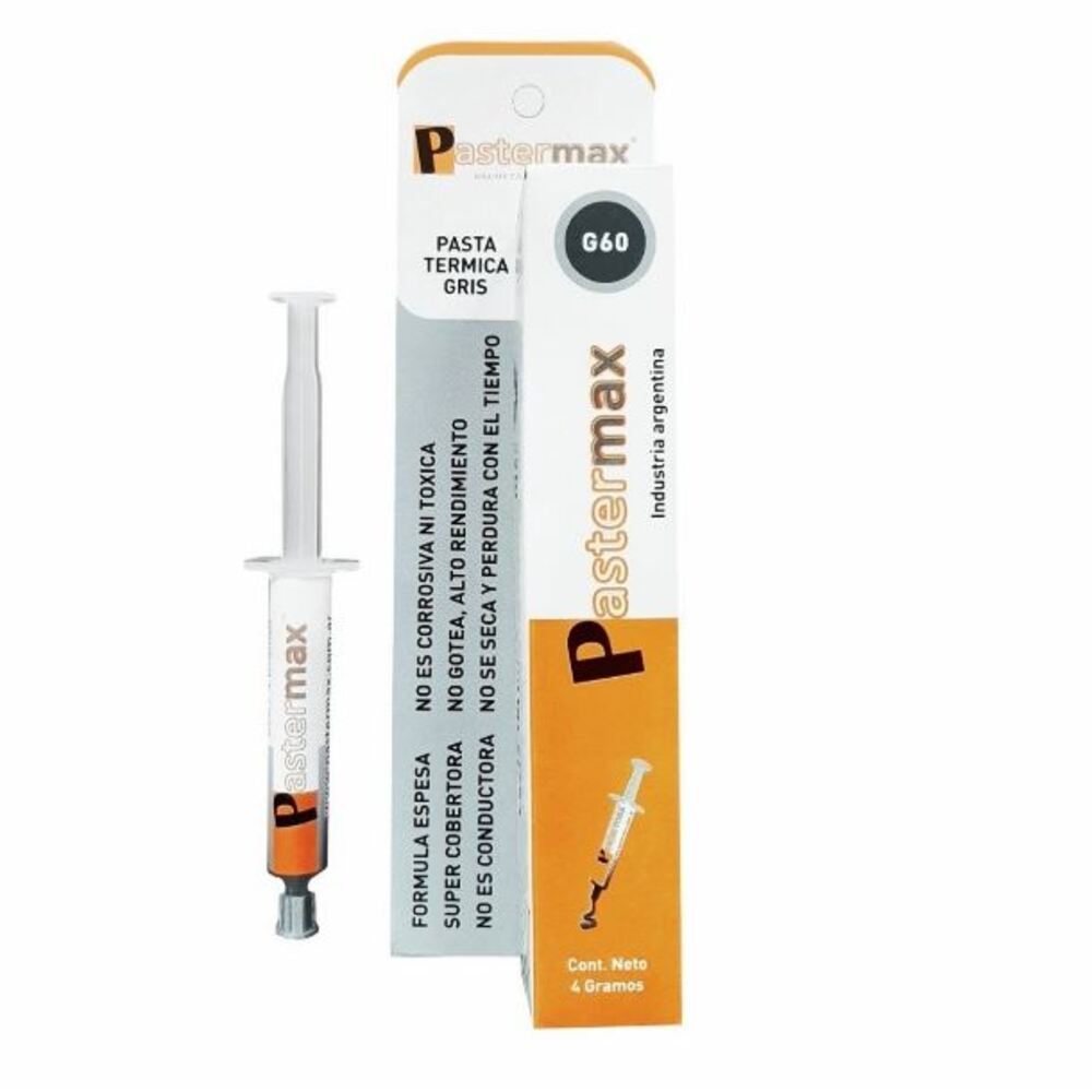 PASTA TÉRMICA PASTERMAX G60 GRIS