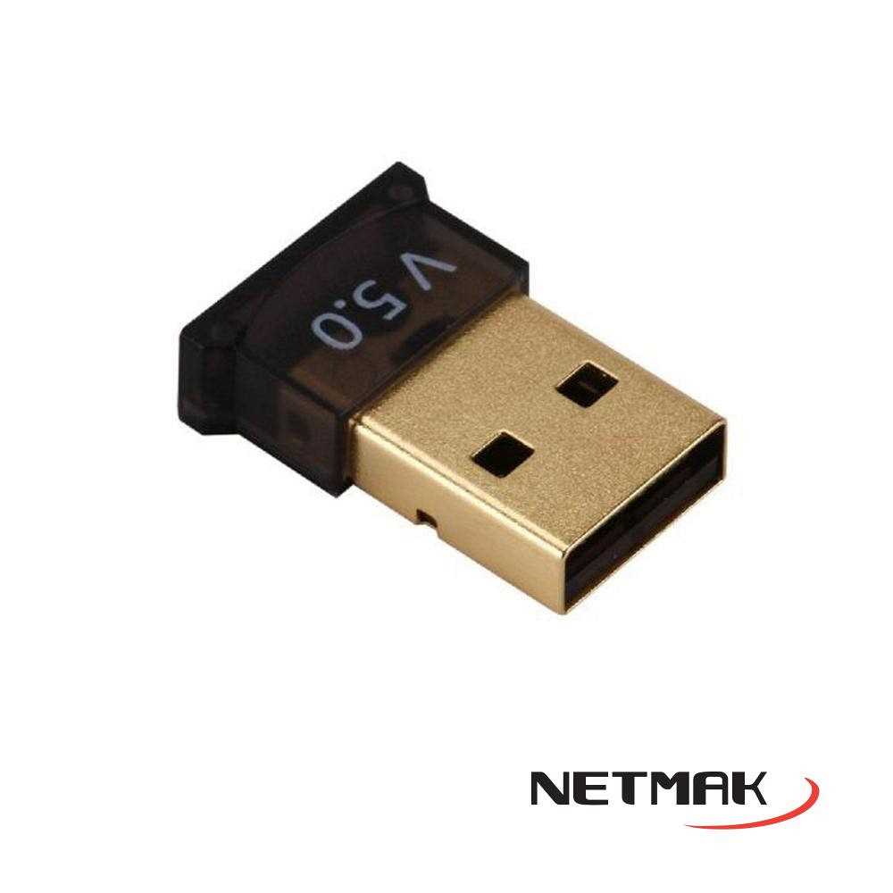 ADAPTADOR NETMAK NM-BT9 MINI USB BLUETOOTH 5.0