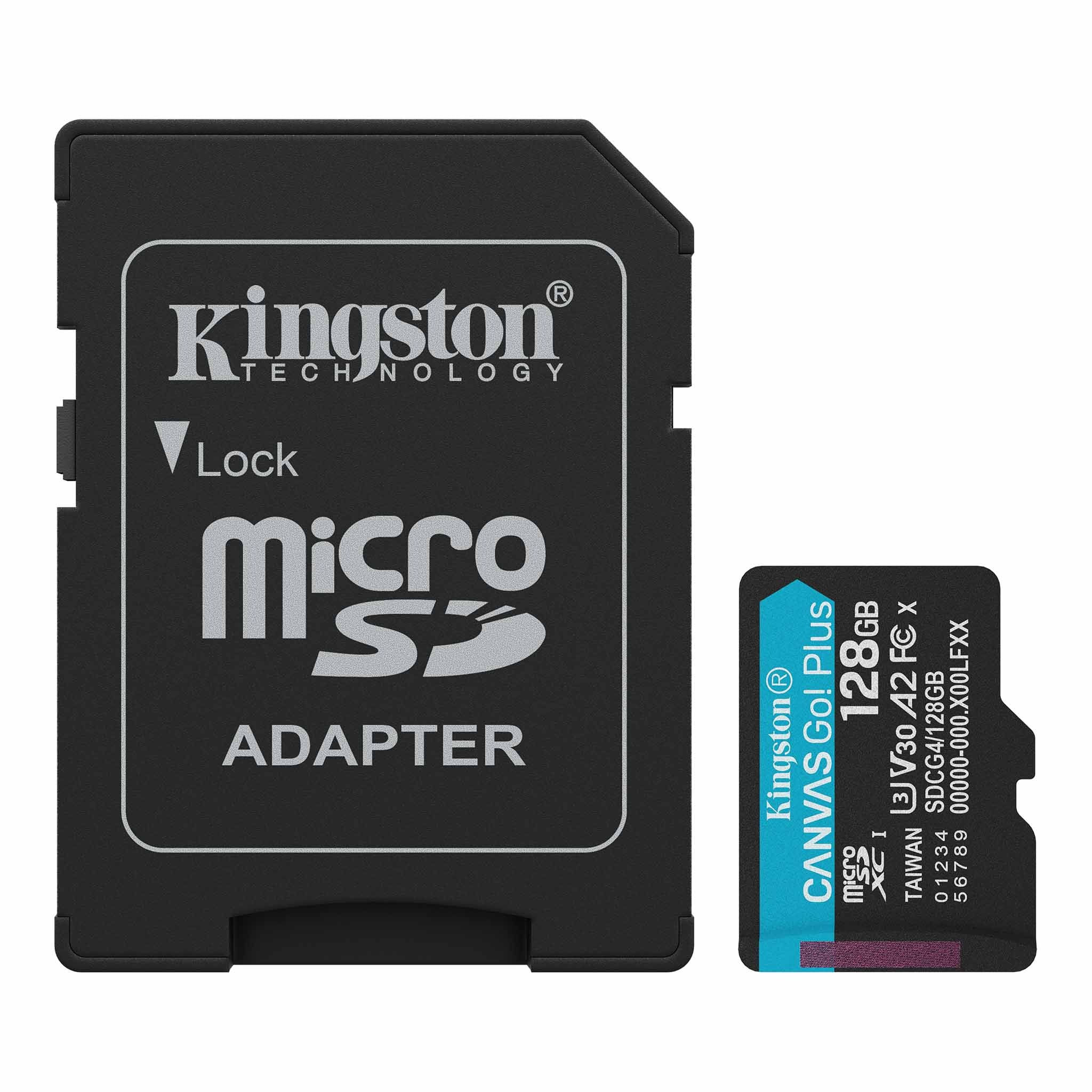MEMORIA MICROSD KINGSTON CANVAS GO! PLUS G4 128GB