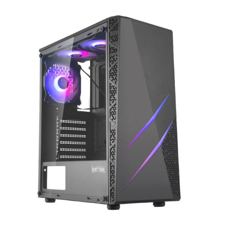 GABINETE RAPTOR BLAZE FORCE V2 TG MT RGB FANX3
