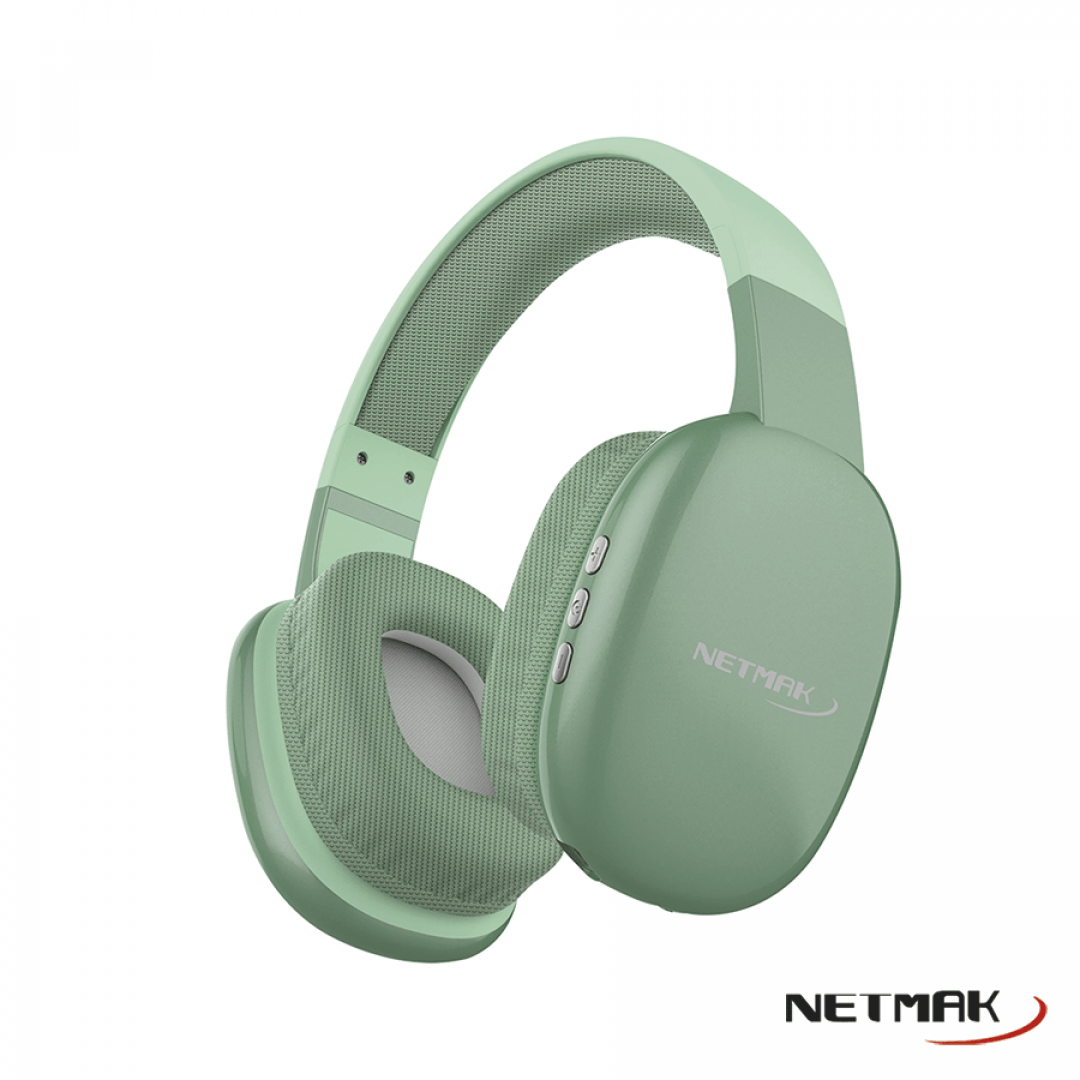 AURICULAR NETMAK NM-VOLT DUAL BT VERDE