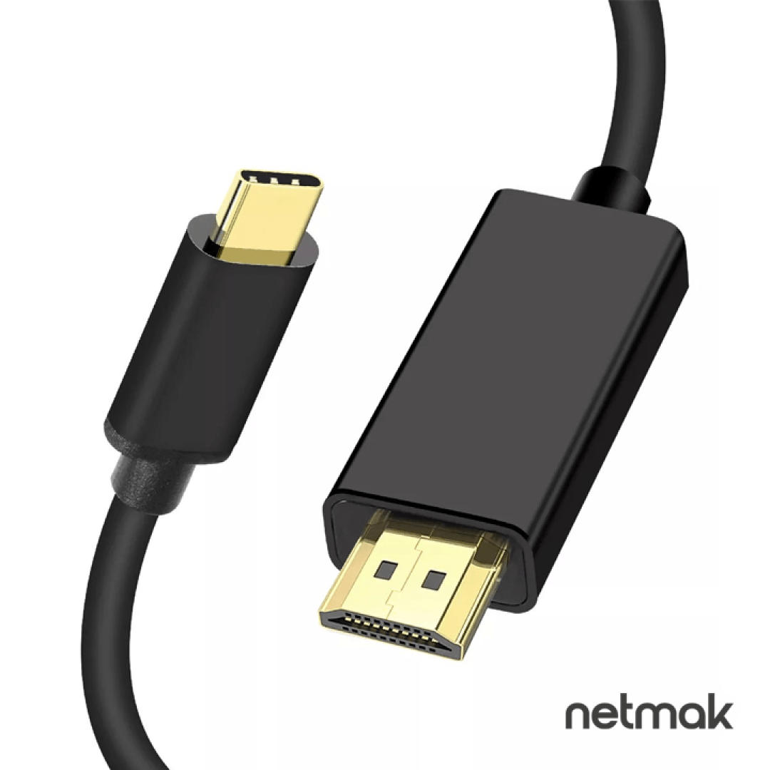 CABLE NM-TCH2 USB USB-C A HDMI 1.8M NETMAK