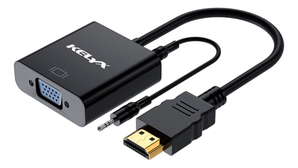 ADAPTADOR KELYX KL-CBL HDTV VGA HDMI A VGA CON AUDIO