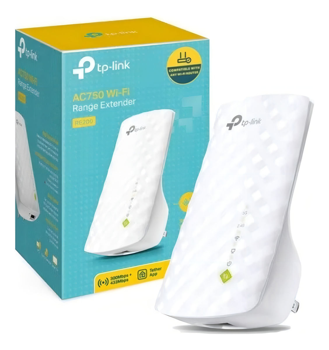 REPETIDOR WIFI TP-LINK RE200 AC750 DUAL BAND BLANCO