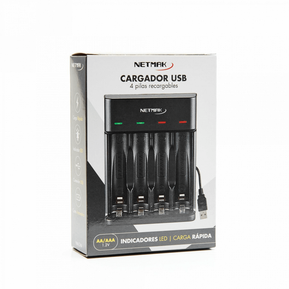 CARGADOR PILAS NM-CH4 AA/AAA