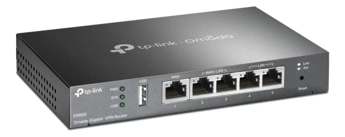ROUTER TP-LINK TL-ER605 OMADA BALANCEADOR DE CARGA GIGABIT VPN