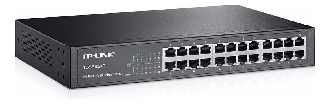 SWITCH TP-LINK TL-SF1024D 24 PUERTOS FAST ETHERNET