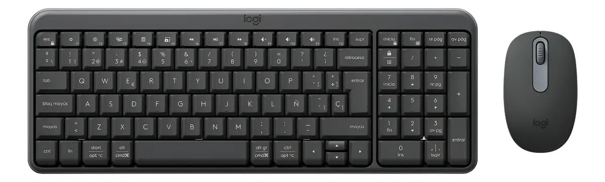 KIT LOGITECH MK250 TECLADO Y MOUSE BLUETOOTH NEGRO