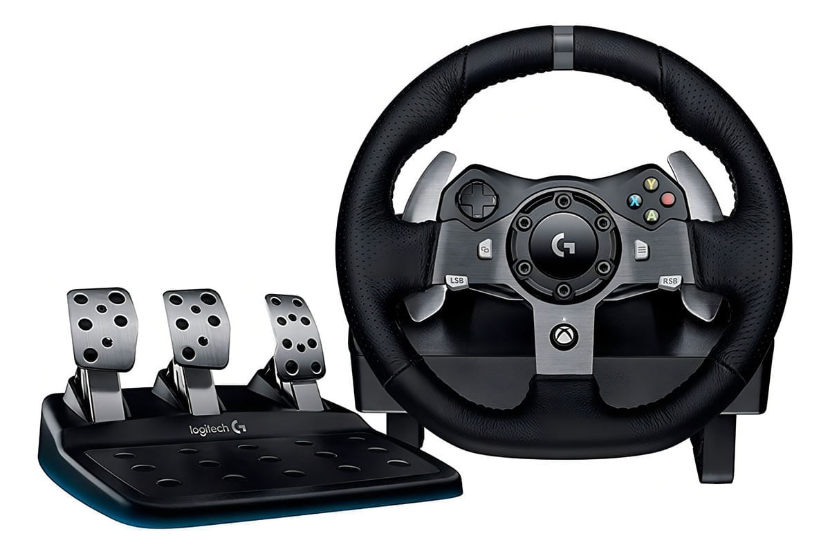 VOLANTE LOGITECH G920 DRIVING FORCE PARA PC Y XBOX NEGRO