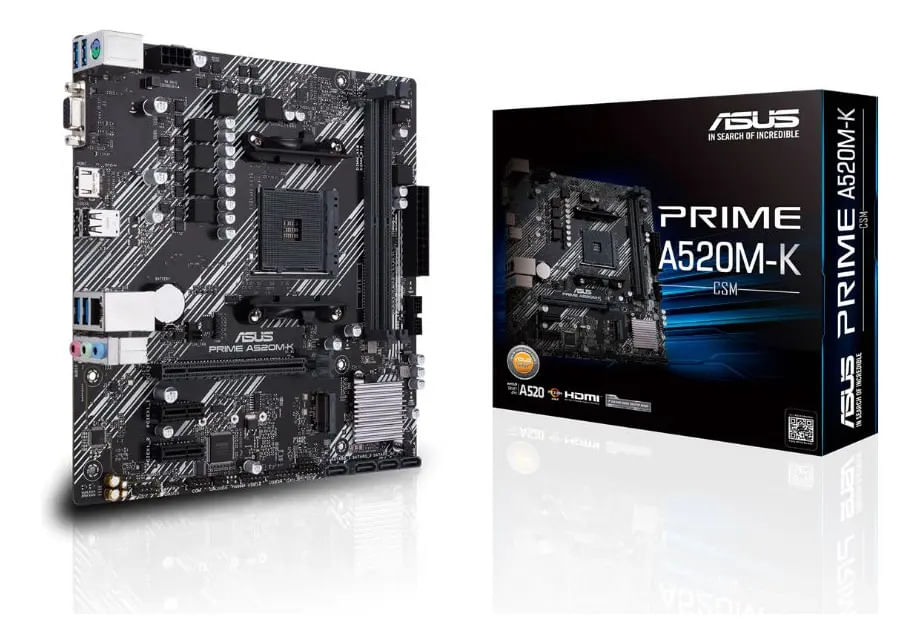 MOTHERBOARD ASUS PRIME A520M-K CSM DDR4 AM4