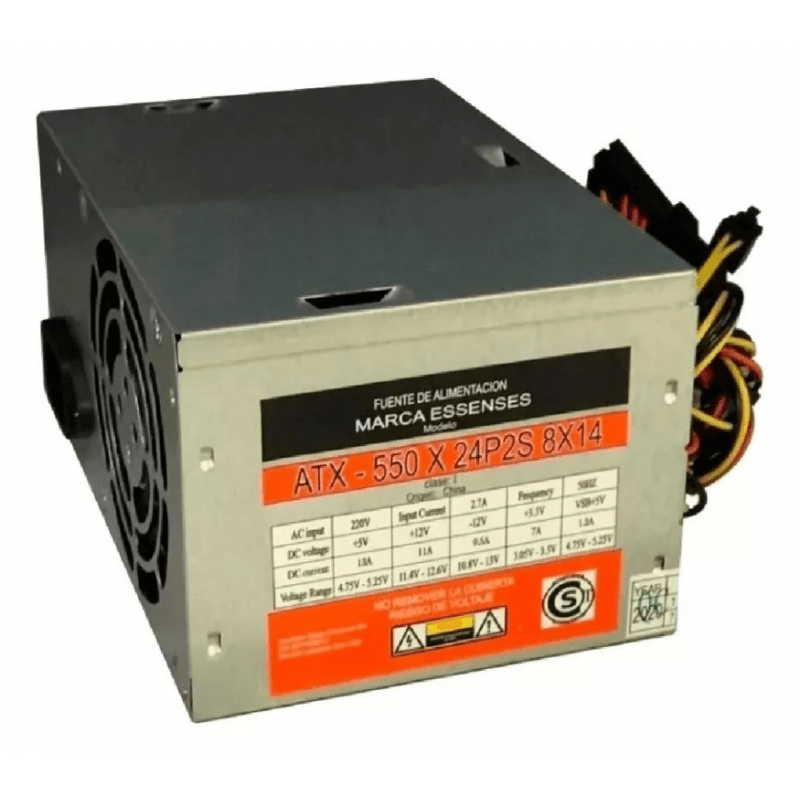 FUENTE GENÉRICO 550W ATX 24 PINS ESSENSES