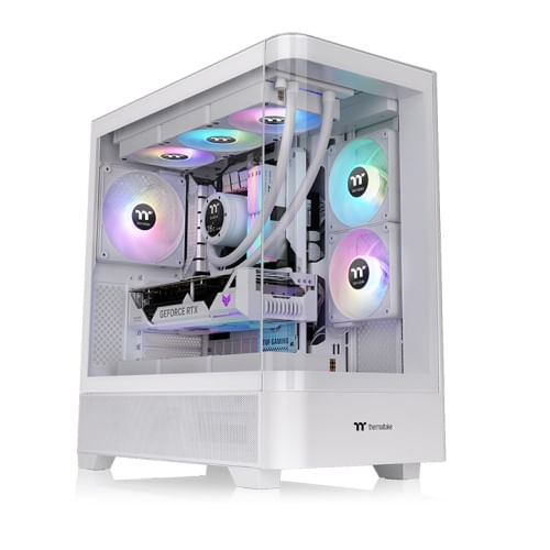 GABINETE THERMALTAKE VIEW 290 TG ARGB C/FAN SNOW WHITE