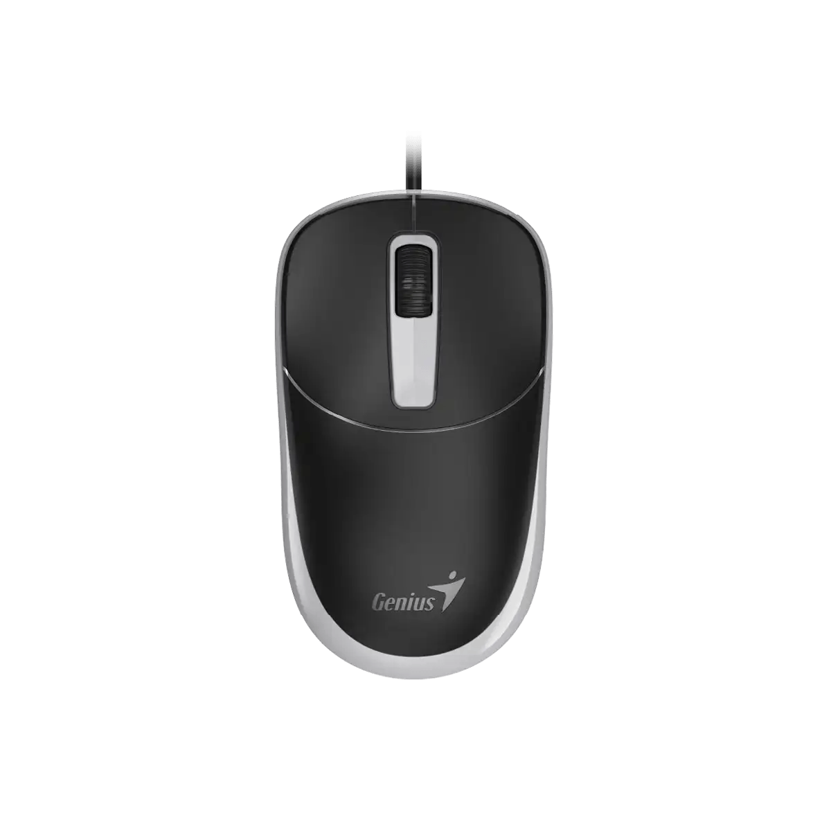 MOUSE GENIUS DX-123 Y USB NEGRO Y GRIS