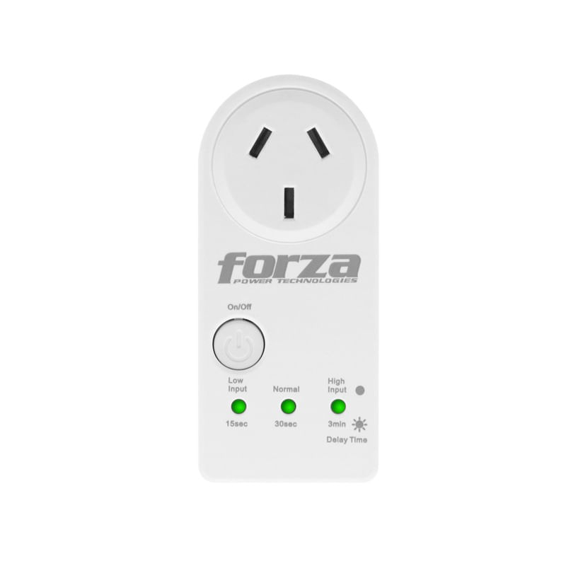 PROTECTOR DE VOLTAJE FORZA FVP-1202 900J 1800W BLANCO