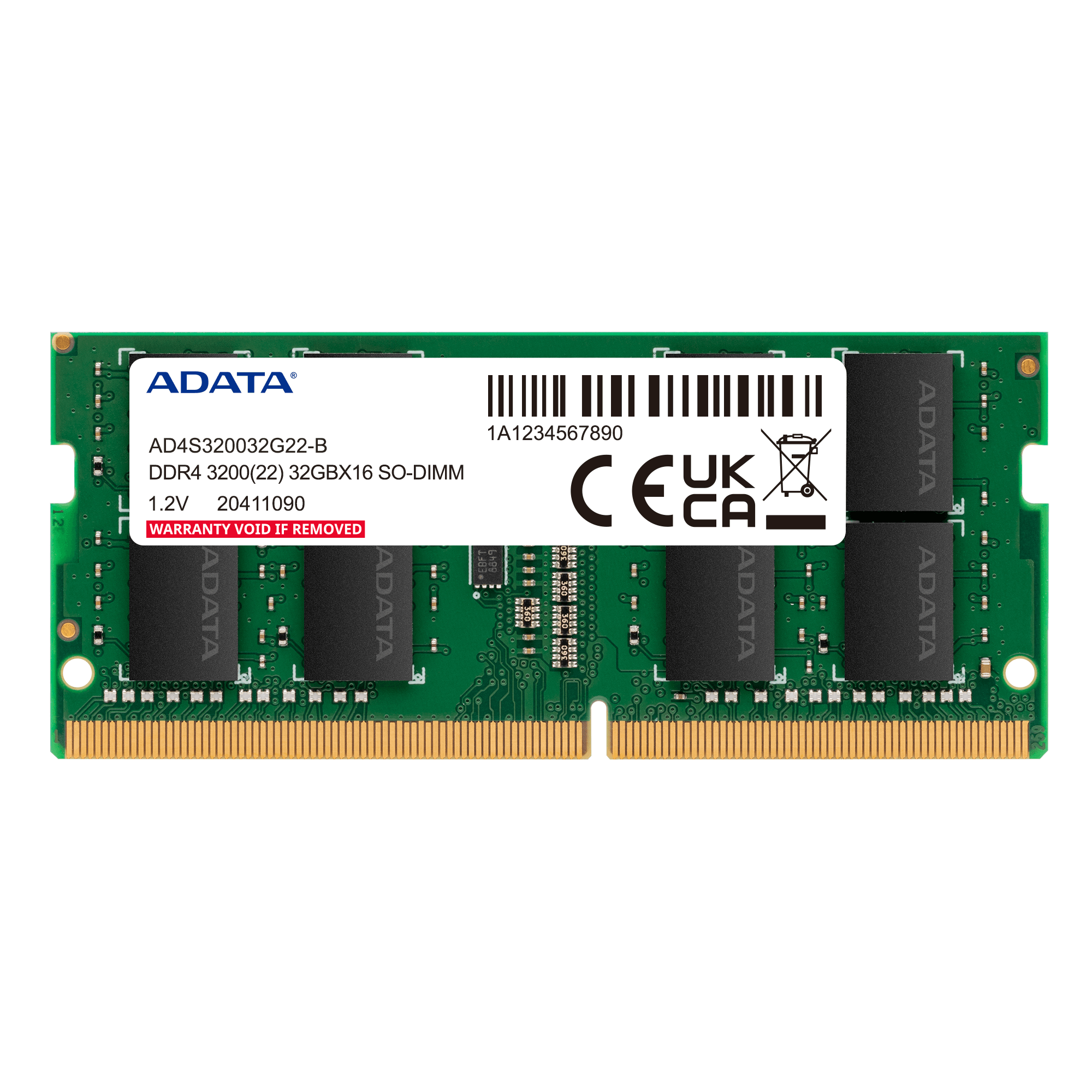 MEMORIA RAM SODIMM DDR4 3200MHZ ADATA 32GB