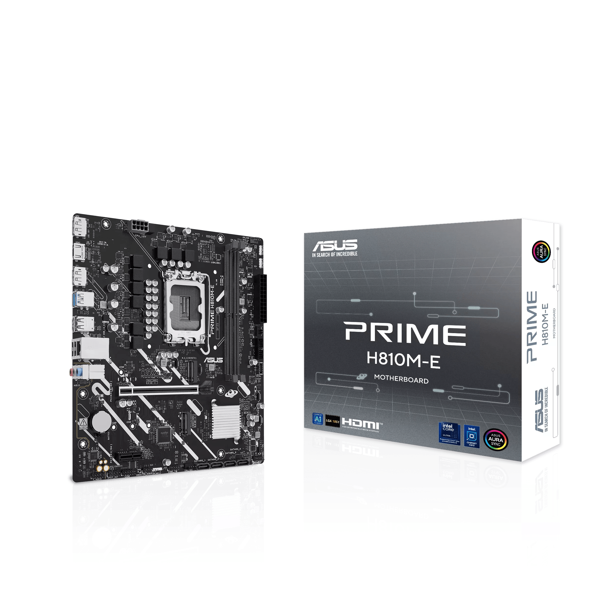 MOTHERBOARD ASUS PRIME H810M-E DDR5 LGA1851