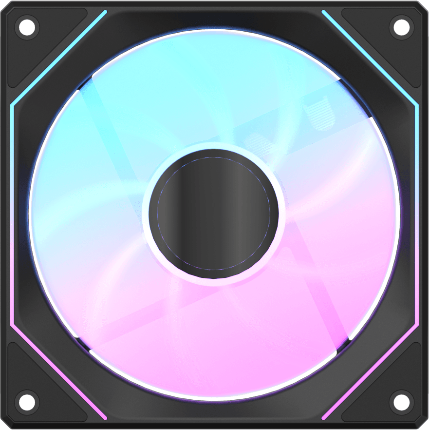 COOLER GABINETE FORMULA V FLOE REVERSE 120MM ARGB BLACK