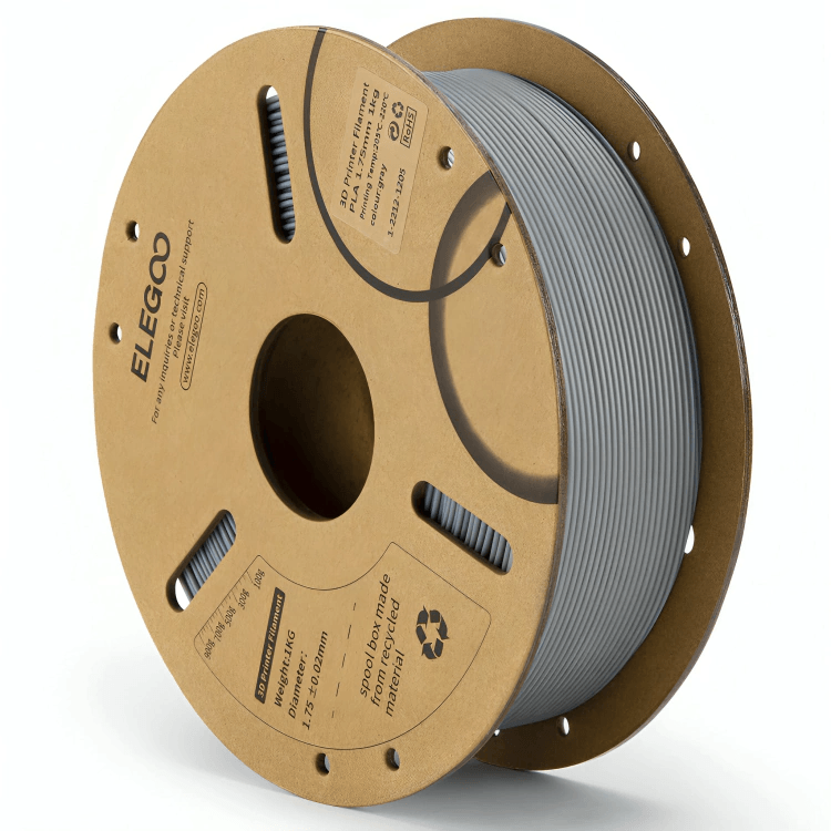 FILAMENTO ELEGOO PLA 1.75MM 1KG GRIS